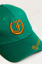 Green Mesh Ball Cap - Freedman's Lightweight Hat with Embroidered Logo and Brand Name
