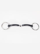 Black PVC Cast Snaffle Bradoon Horse Bit