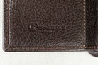 Textured Brown Leather Wallet with Freedman's Canada Branding