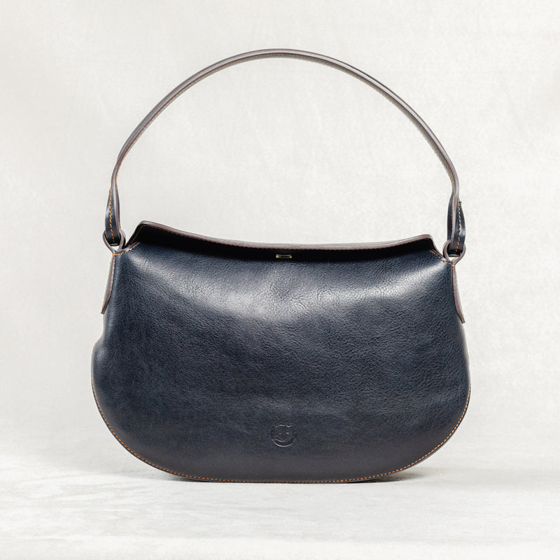 Freedman's Murphy Bag, Dark Navy Blue Leather Shoulder Bag