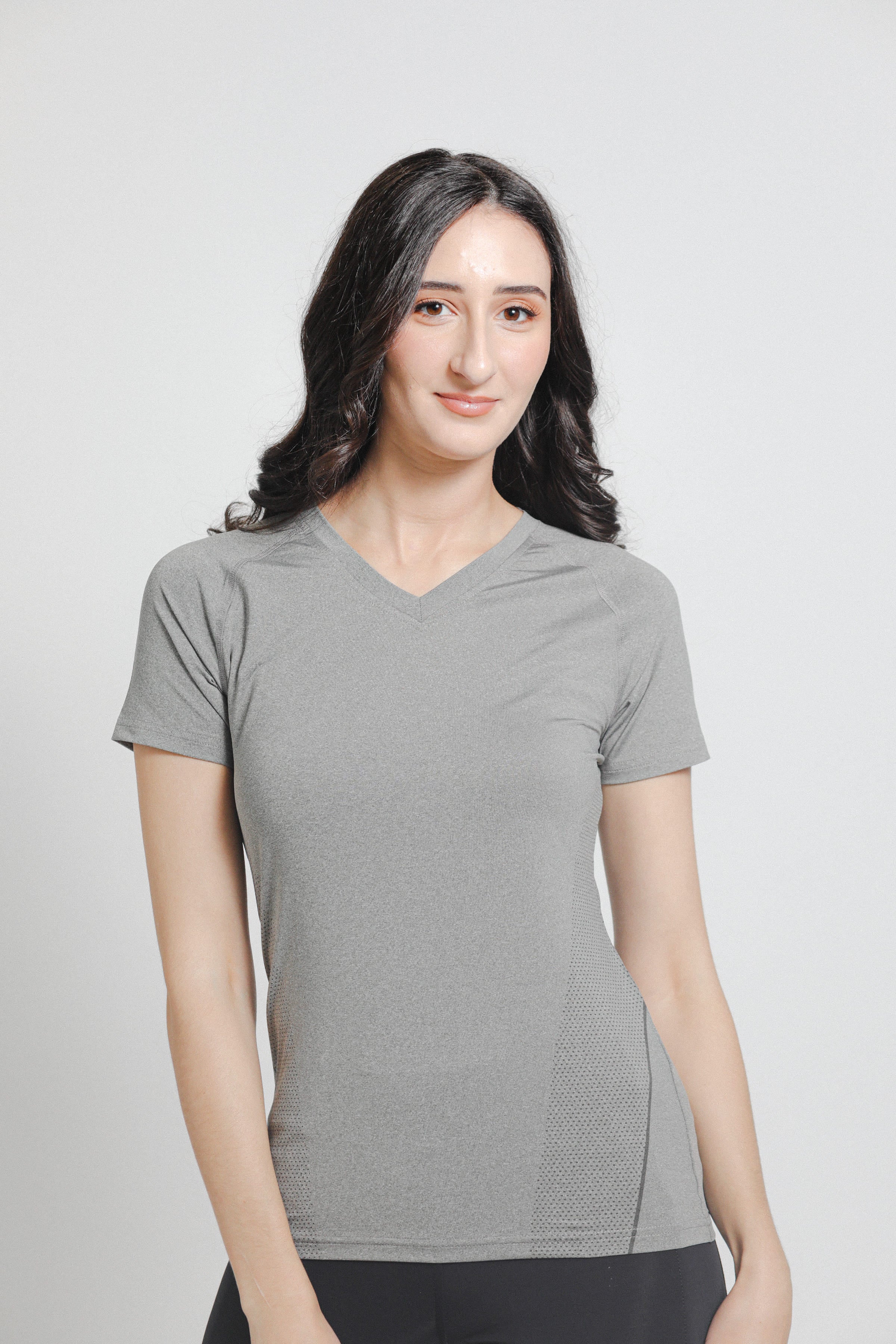 Ladies' Tous les Jours Essential V Neck Tee Shirt