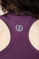 Plum back view with freedman logo