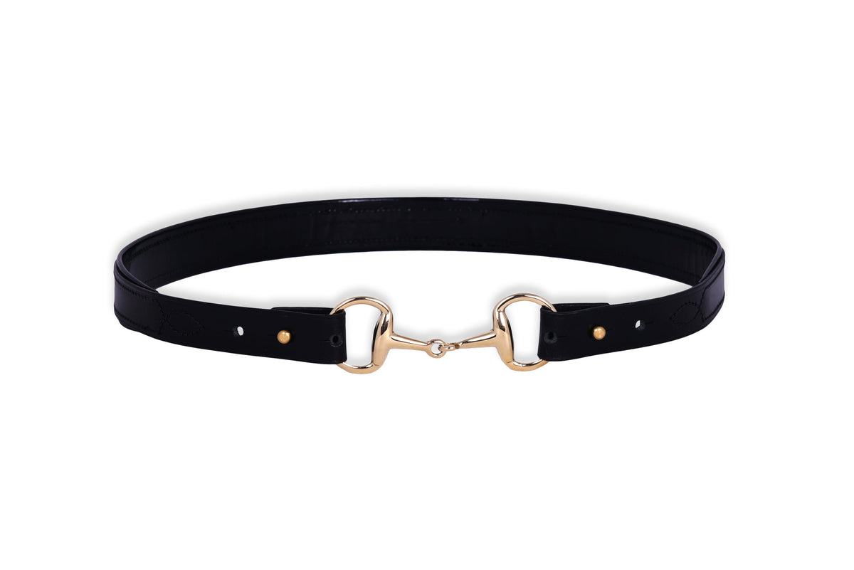 Snaffle Buckle Padded Caveson Belt – Freedman display picture 2