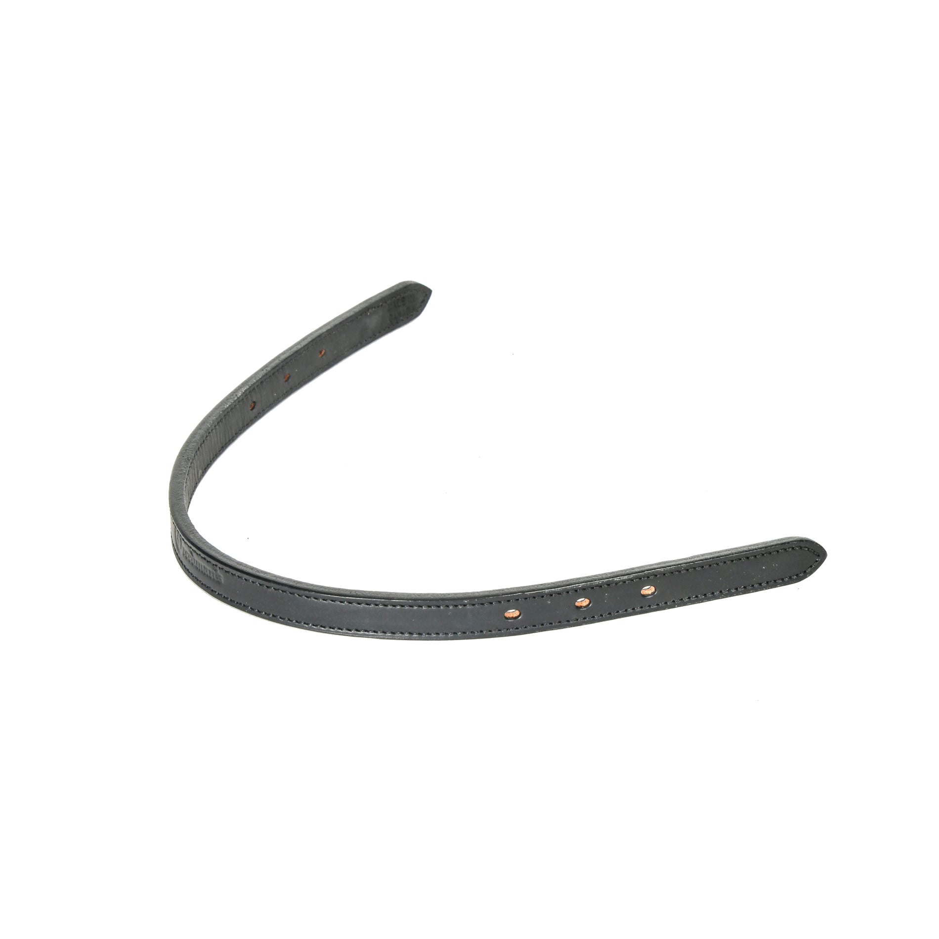 Halter Crown Horse 3/4" Black