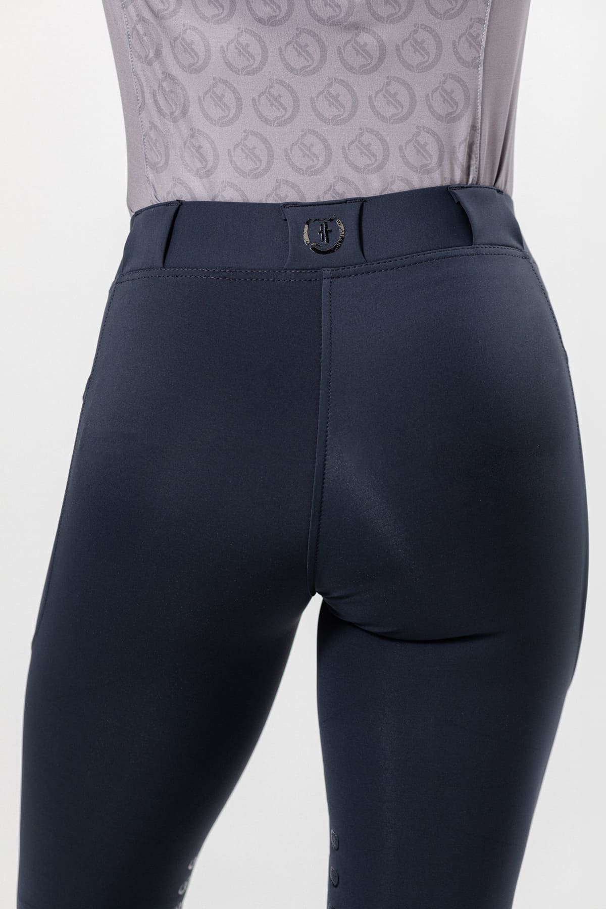 Stylish Tous les Jours Jods - Navy by Freedman's – sleek, comfortable, and perfect for equestrian fashion. - Back View