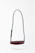 Freedman's Tapered Show Caveson, black/red turned edge design.