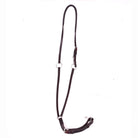  Close-up of an ACTraining Padded Martingale component, showing brown leather construction, buckles, rings, stitching, and padding details, isolated on a white background.