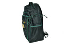  Team Freedman's Backpack, side view, showing mesh pocket and adjustable straps.