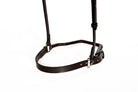 Horse Show Equipment: Front Closure Wire Back Show Caveson with Padded Leather and Metal Hardware