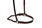 Horse Show Equipment: Front Closure Wire Back Show Caveson with Padded Leather and Metal Hardware