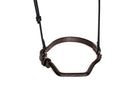 Horse Show Equipment: Front Closure Wire Back Show Caveson with Padded Leather and Metal Hardware