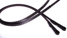 Close-up of Finely Laced Reins Detailing Lacing and Texture -