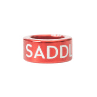 SADDLEBRED - Red/White Font