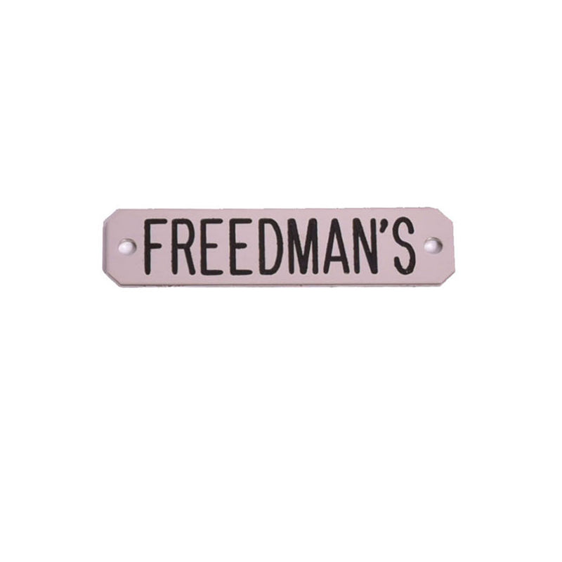 Crupper, Bustle & Halter Lead Name Plate Chrome
