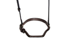 Horse Show Equipment: Front Closure Wire Back Show Caveson with Padded Leather and Metal Hardware