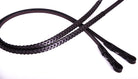 Close-up of Finely Laced Reins Detailing Lacing and Texture -