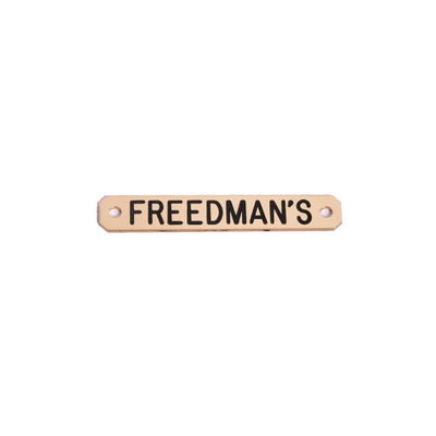Saddle Name Plate